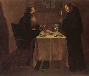unknow artist St.Benedict's Supper oil painting on canvas